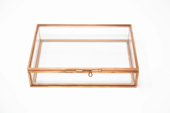 Rose Gold  Glass Photo Box  Photographer Box  4 X 6  5 X 7 | Etsy | Etsy (US)