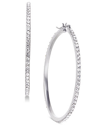 INC International Concepts Pavé Hoop 2 | Macy's