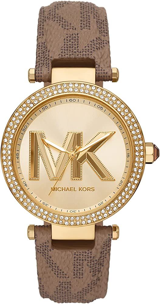 Michael Kors Parker Stainless Steel Watch With Glitz Accents | Amazon (US)