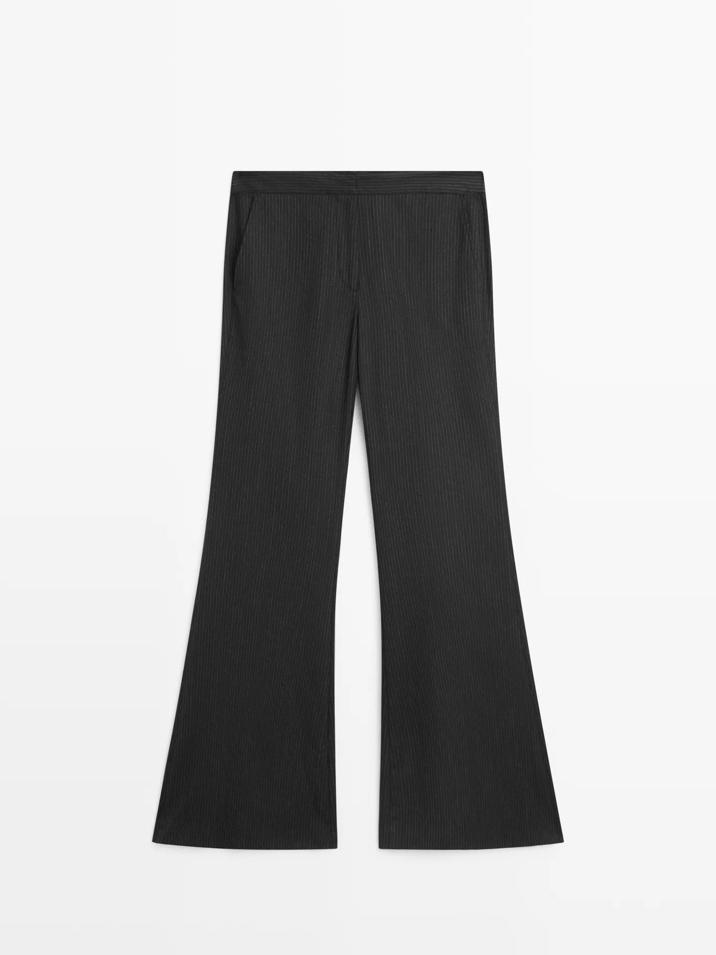 Schlaghose mit Nadelstreifen | Massimo Dutti DE