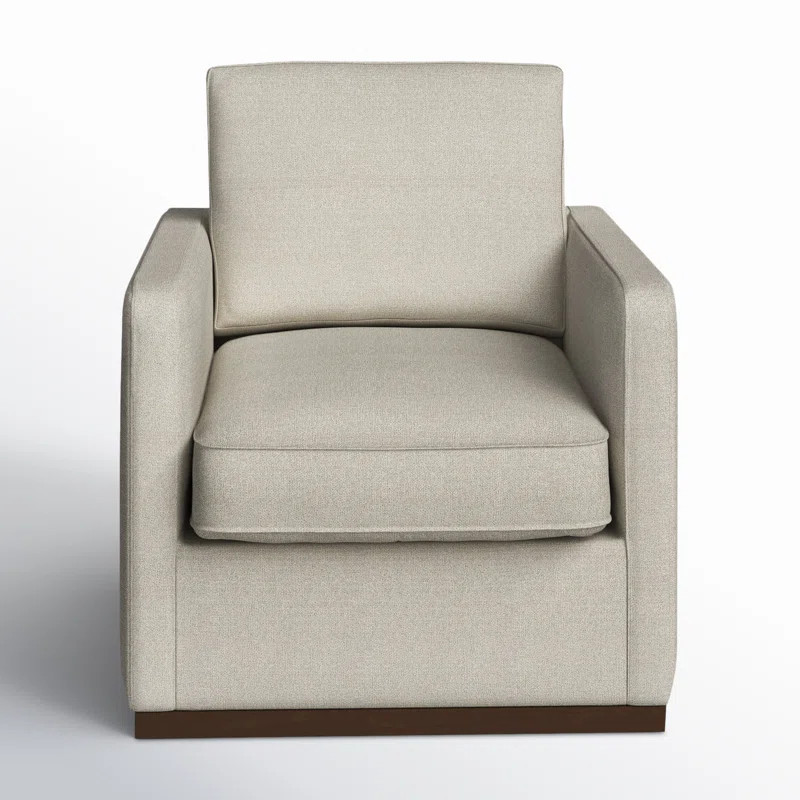 Bobbi Upholstered Swivel Armchair | Joss & Main