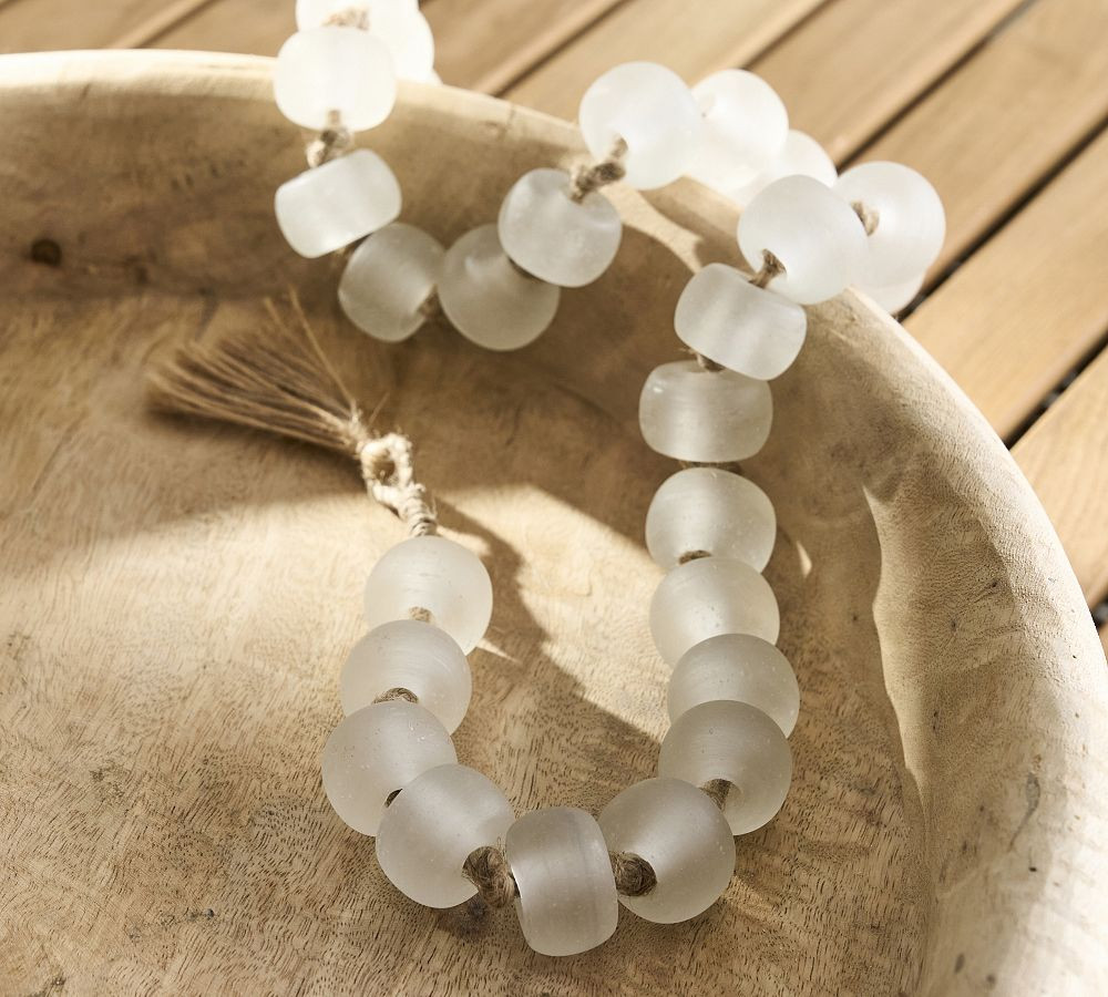 Handcrafted Cast Glass Beaded Rope | Pottery Barn (US)