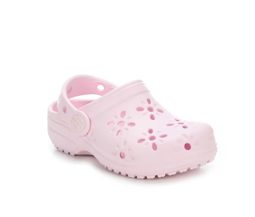 Kids' Crocs Infant & Toddler Classic Floral Cut Out Clogs | Shoe Carnival