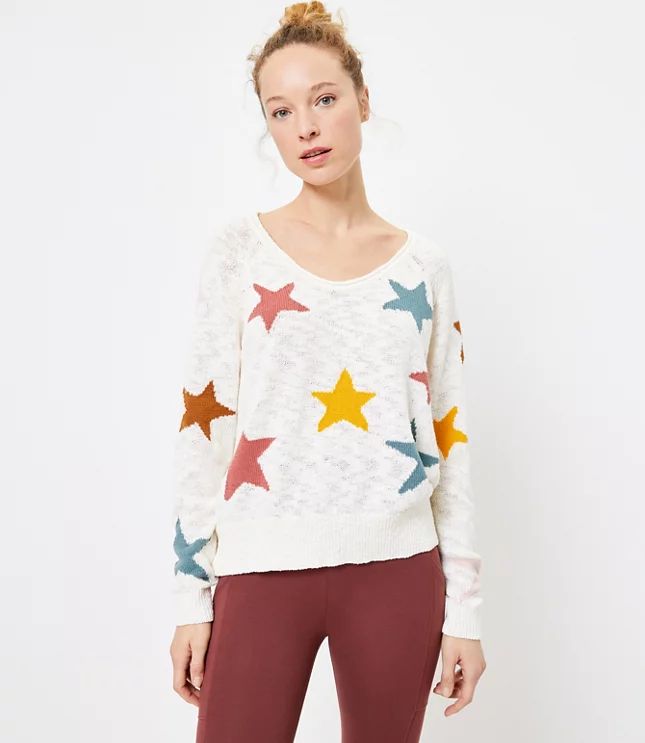 Lou & Grey Star Sweater | LOFT
