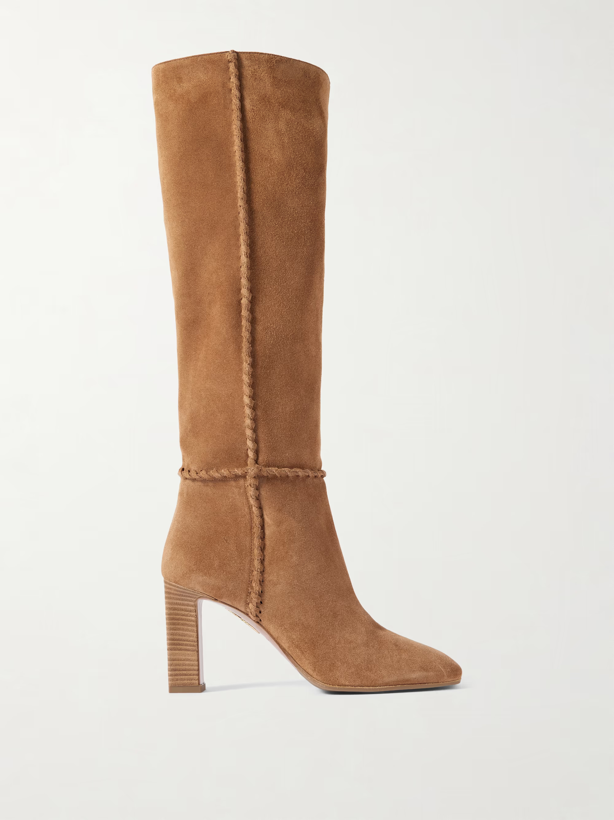 Indy 85 whipstitched suede knee boots | NET-A-PORTER (UK & EU)