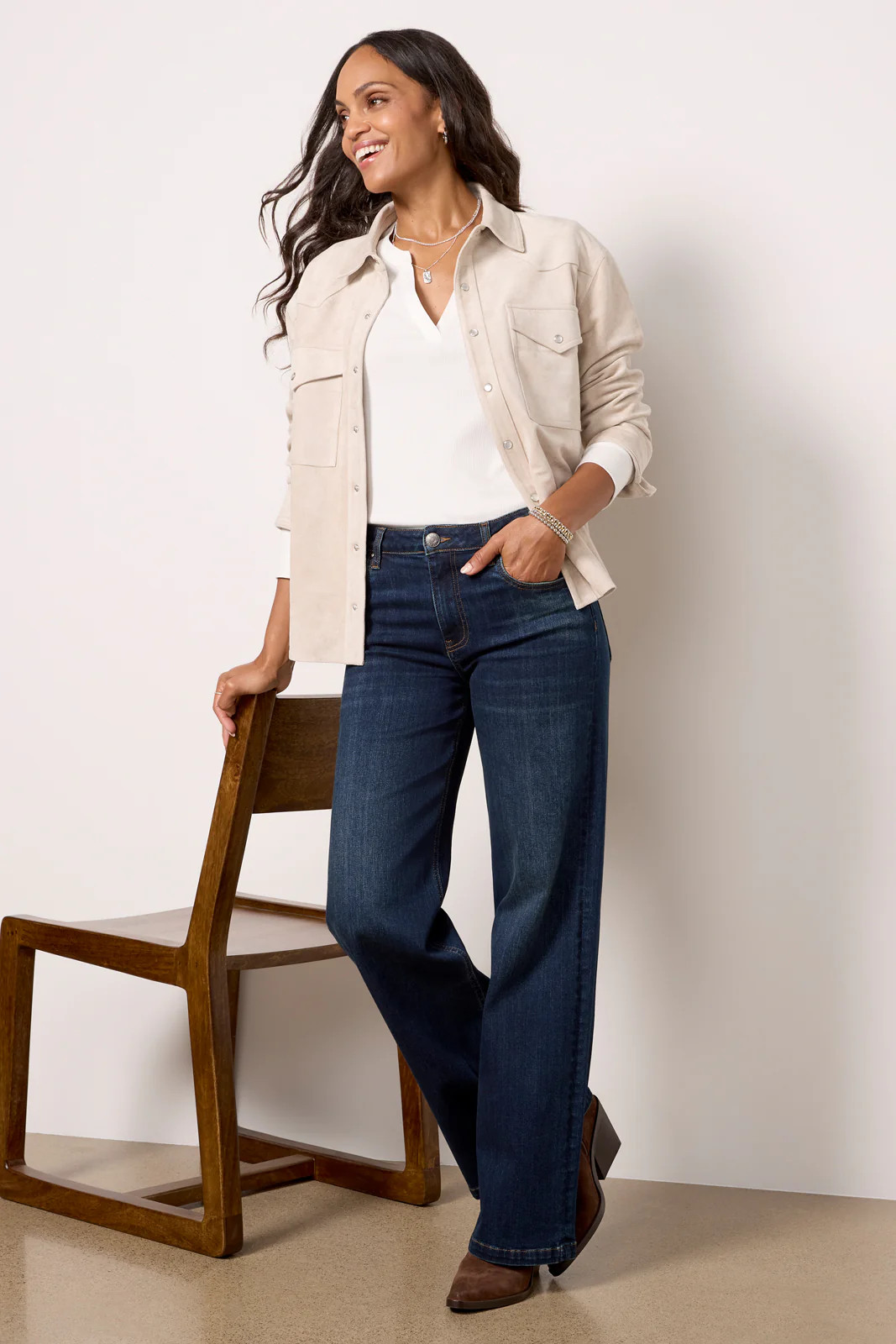 Jean Wide Leg 31` | Evereve