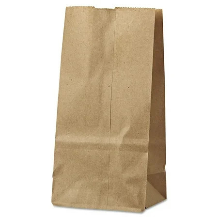 General 18402 Grocery Paper Bags, 30 Lbs Capacity, #2, 4.31"w X 2.44"d X 7.88"h, Kraft, 500 Bags | Walmart (US)