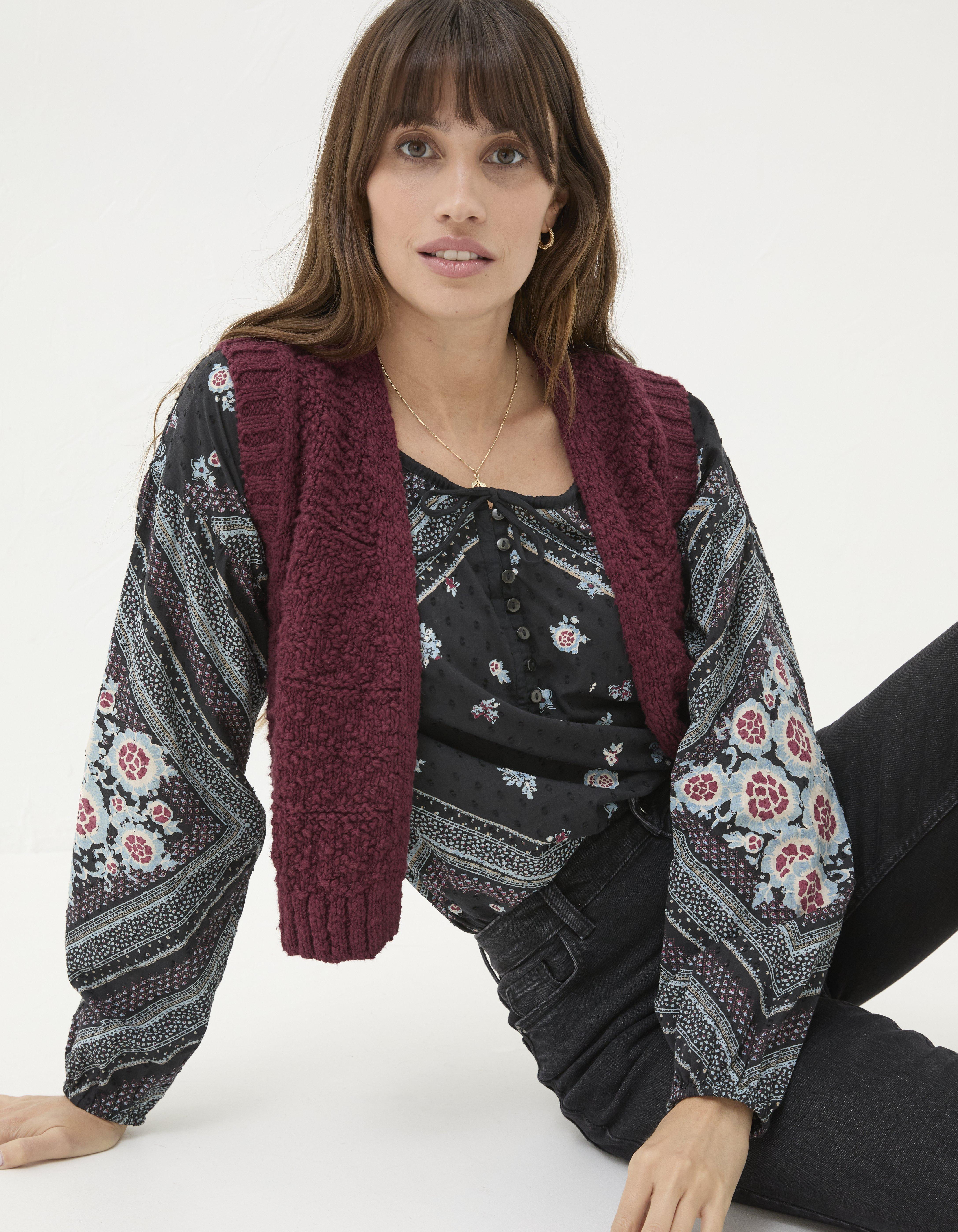 Talia Pattern Waistcoat | Fat Face (UK&IE)