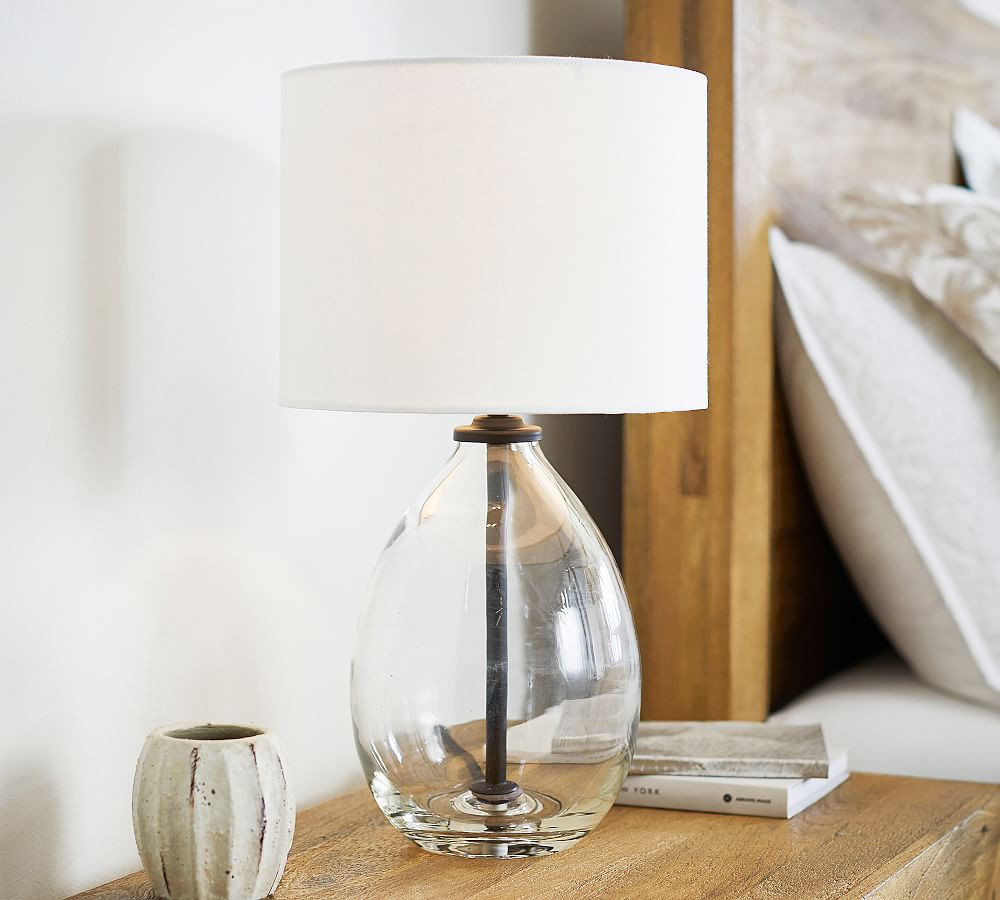 Bennett Recycled Glass Table Lamp | Pottery Barn (US)