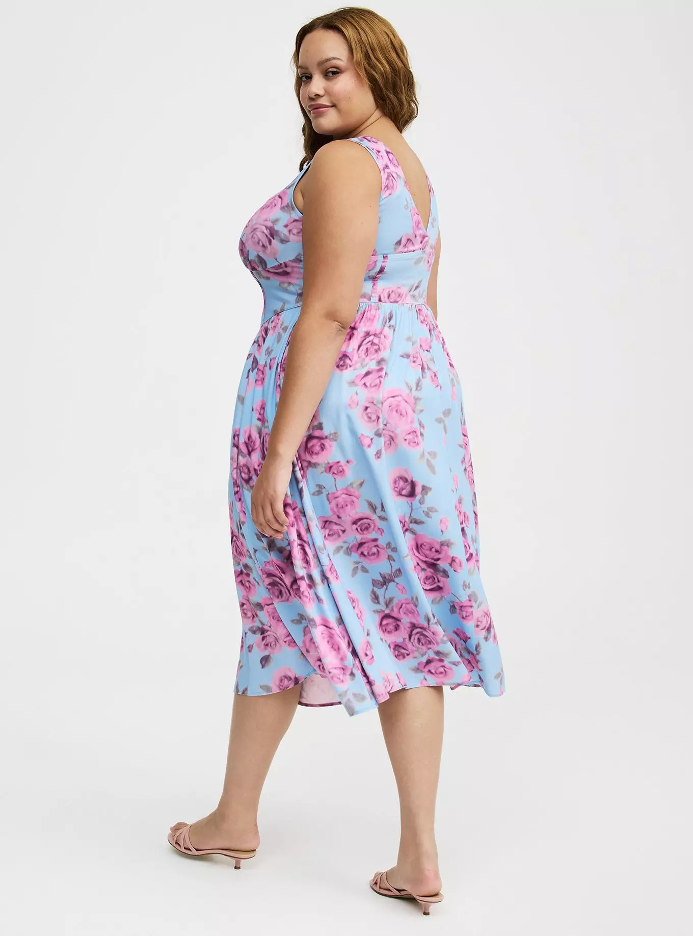 Corset Detail Midi Dress | Torrid (US & Canada)