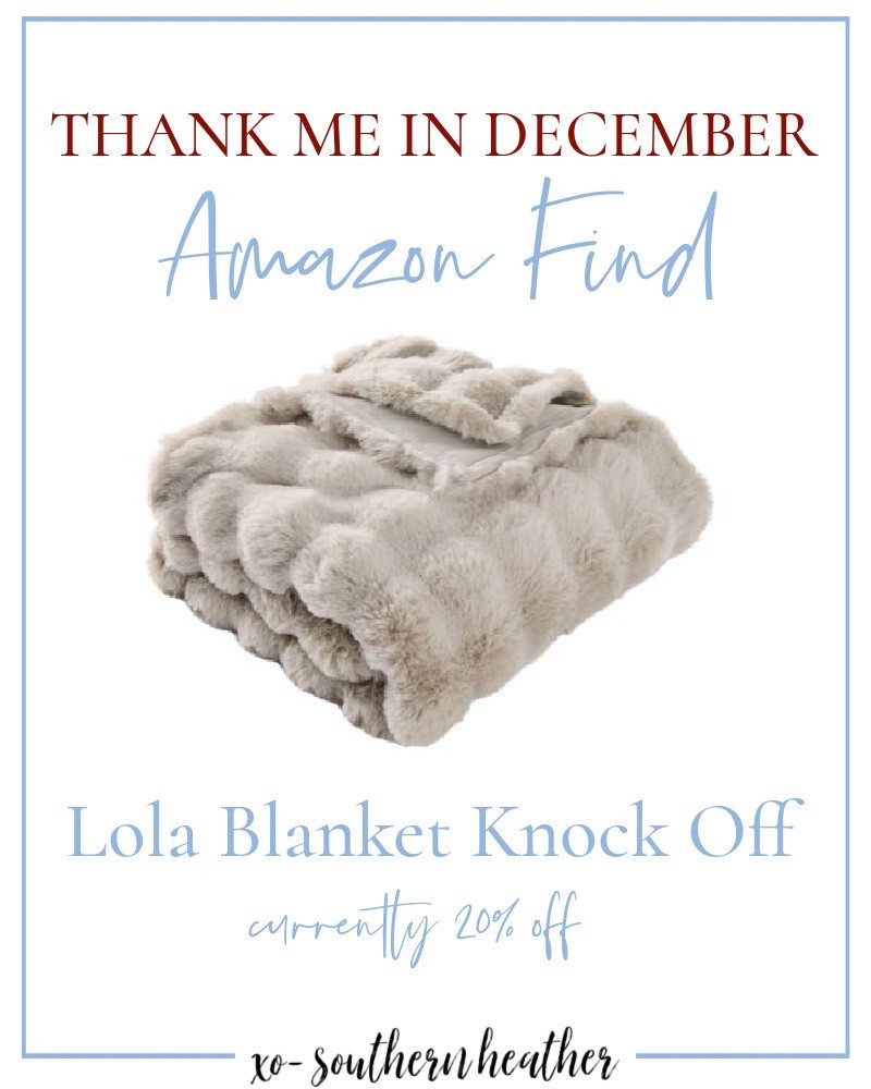 Stock up on the Lola inspired blanket! These are currently under $40.
