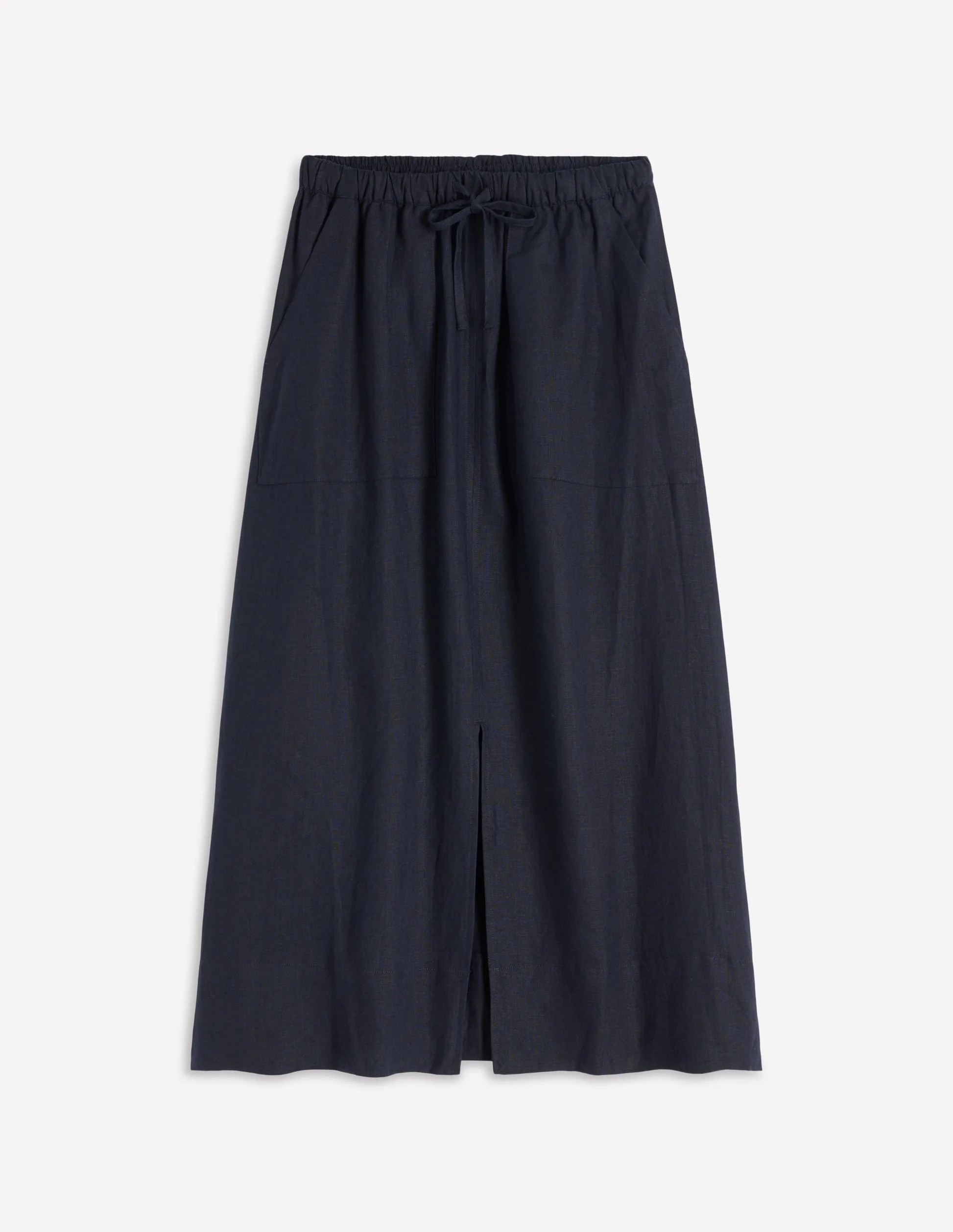 Layla Linen Skirt-Navy | Boden UK