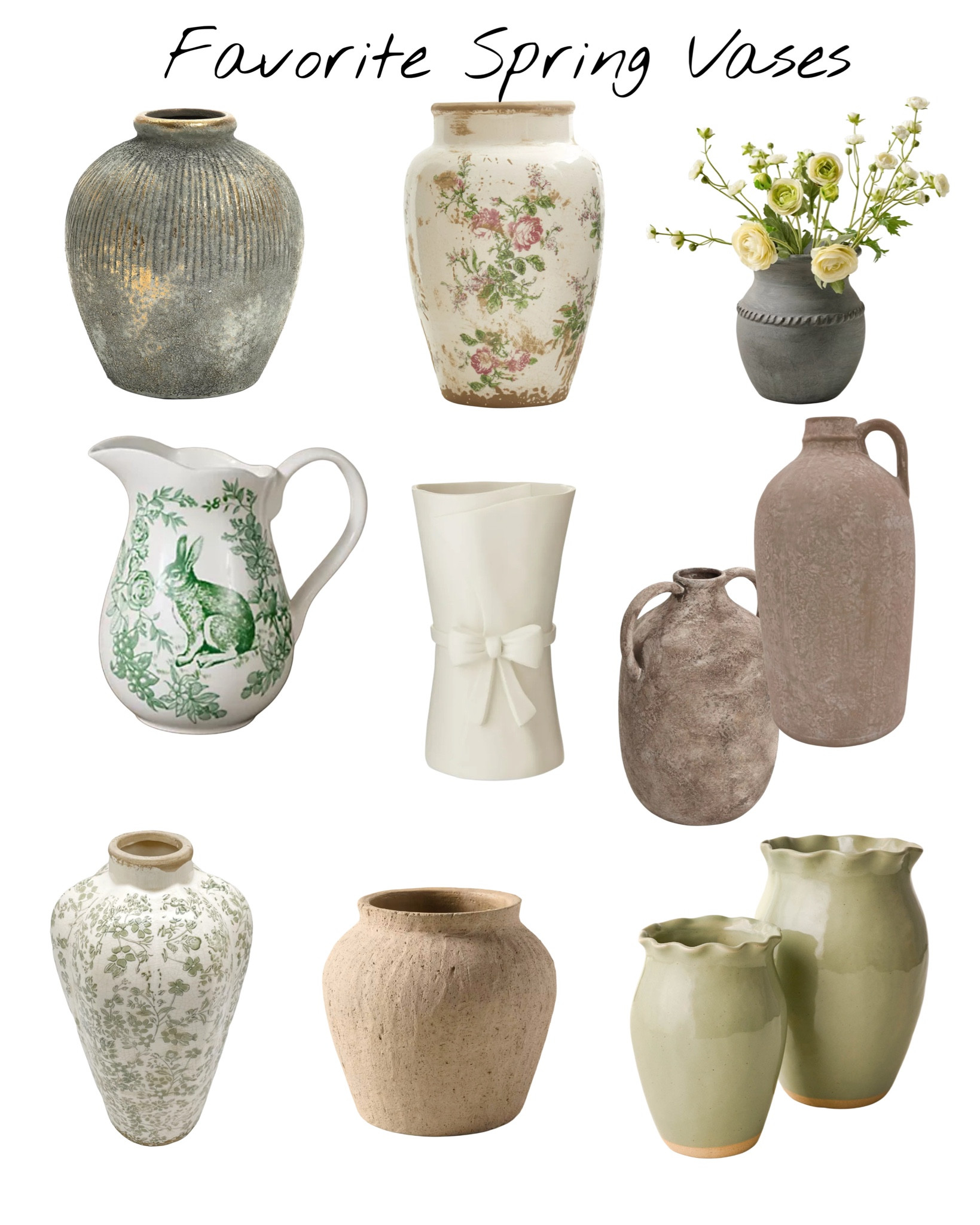 Spring Vases 

#LTKSeasonal #LTKMostLoved #LTKHome