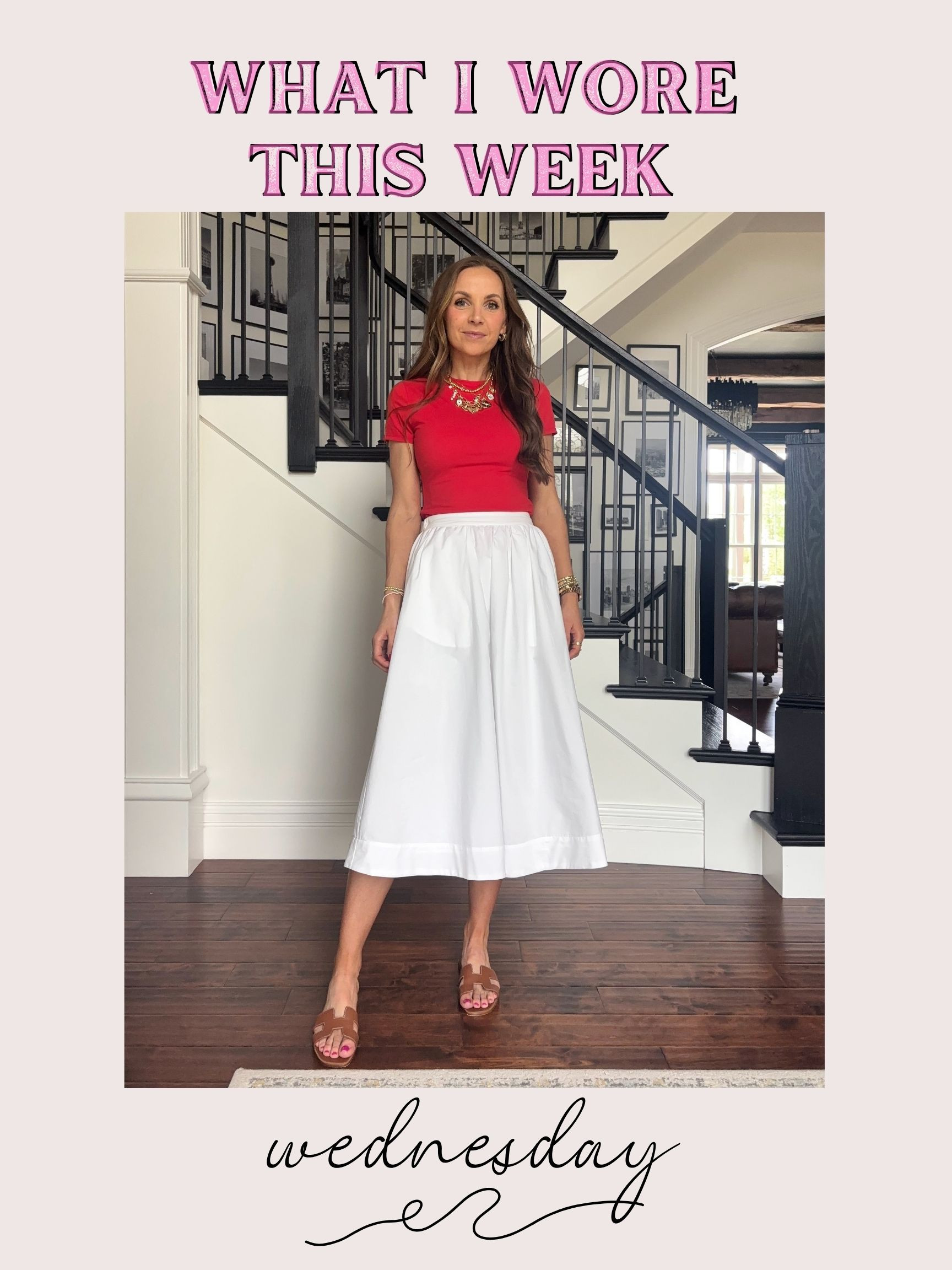 Wednesday Outfit of the Week ✨
@target sandals + skirt (40% off skirt today!)
@pumiey tee | @anthropologie necklace
@mirandafrye earrings & bracelets

Easy, comfortable, and pulled together💛
 

 #LTKSaleAlert #LTKStyleTip #LTKWorkwear