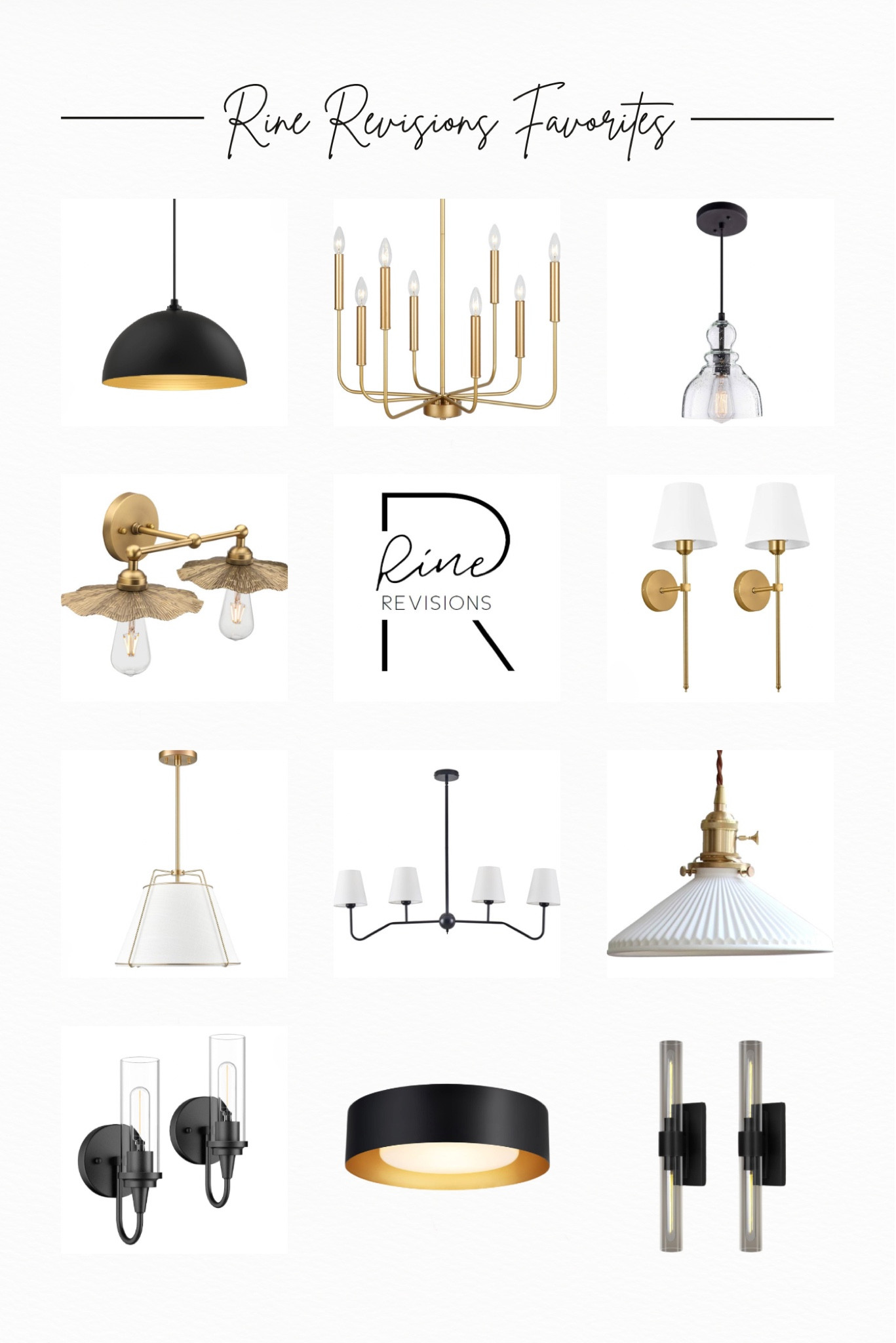 My favorite Amazon Light fixtures! 

#LTKhome
