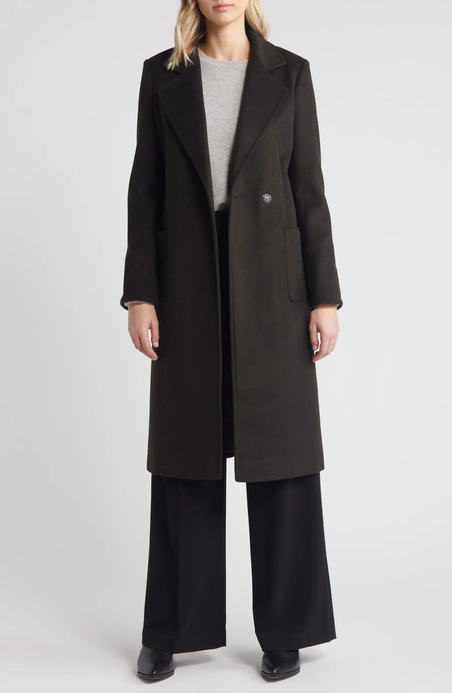 Wool Blend Wrap Coat | Nordstrom