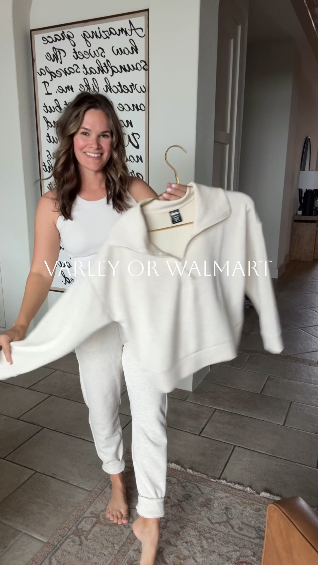 Found the cutest matching set at Walmart! Outfit under $40. Giving Varley, so versatile easy to dress up or down- Amazing quality and fit- running errands, lounging, kids sports events  ✨ LIKE and comment “WALMART SET” For links.
.
#walmart #walmartstyle #matchingset #loungeset 


#LTKgrwm #LTKFindsUnder50 #LTKActive