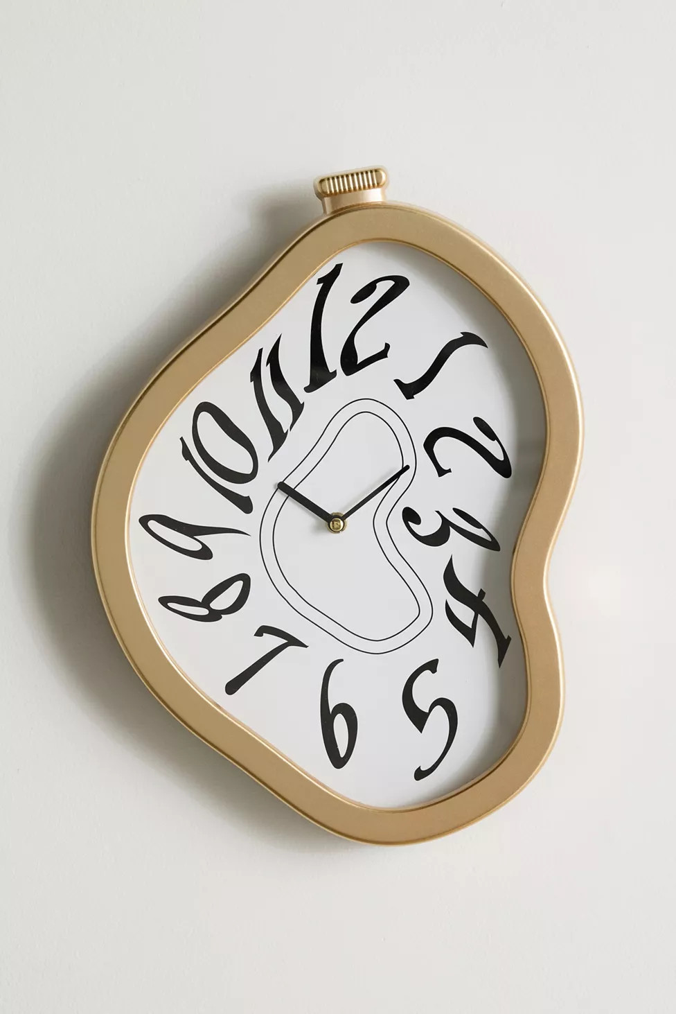 Twisted 11” x 15” Analog Wall Clock | Urban Outfitters (US and RoW)