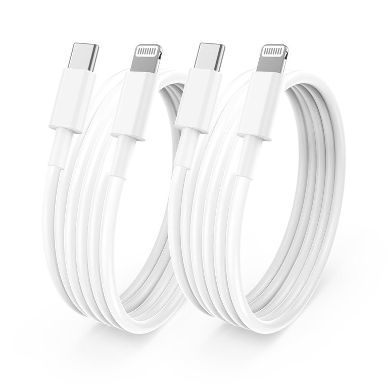 Cionum 10ft C to L [MFi Certified]  Usb C Charger,2-Pack Comaptible with iPhone Charger and fast ... | Walmart (US)
