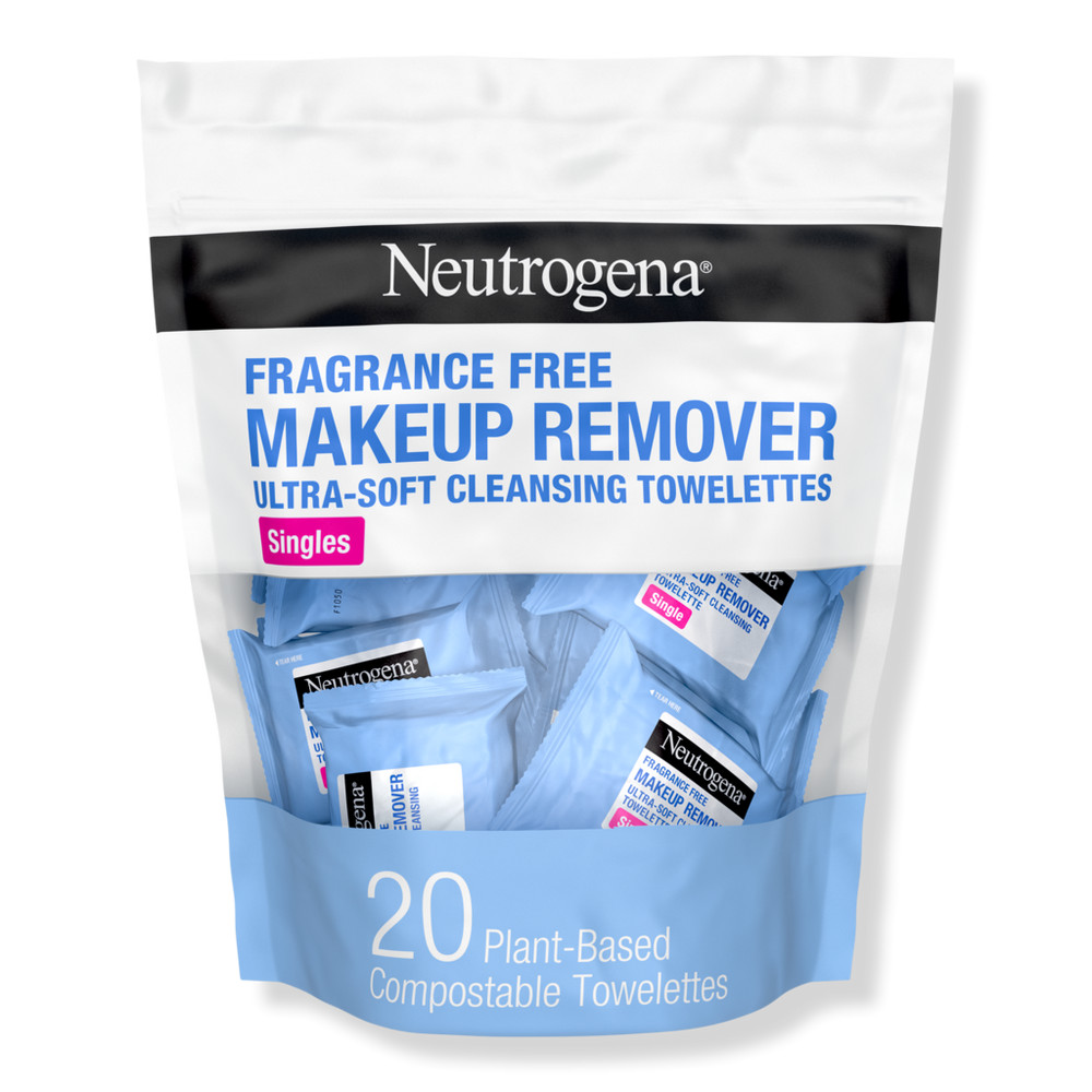 Neutrogena Makeup Remover Cleansing Towelettes, Fragrance Free Singles | Ulta