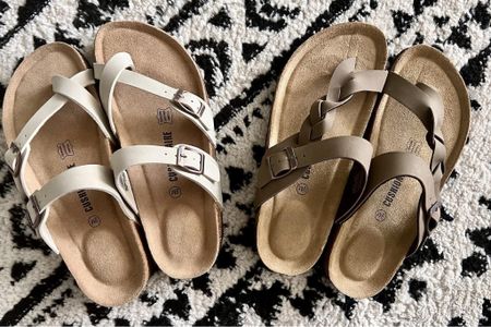 Cushionaire on rare score! These are my fave budget-friendly alternative to Birks! Cork footbeds have a bit more cushioning... Run TTS for me (I wear 9, my true size). 
#ad

#LTKSeasonal #LTKshoecrush #LTKstyletip