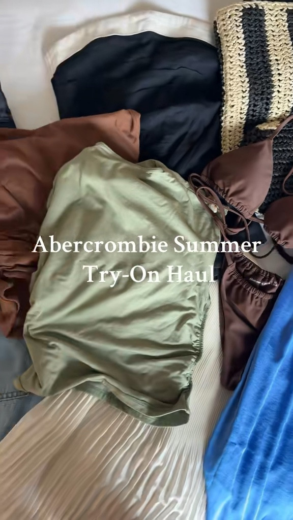 Abercrombie summer haul! All size XS, jeans 24.

#LTKStyleTip #LTKFindsUnder100 #LTKSeasonal