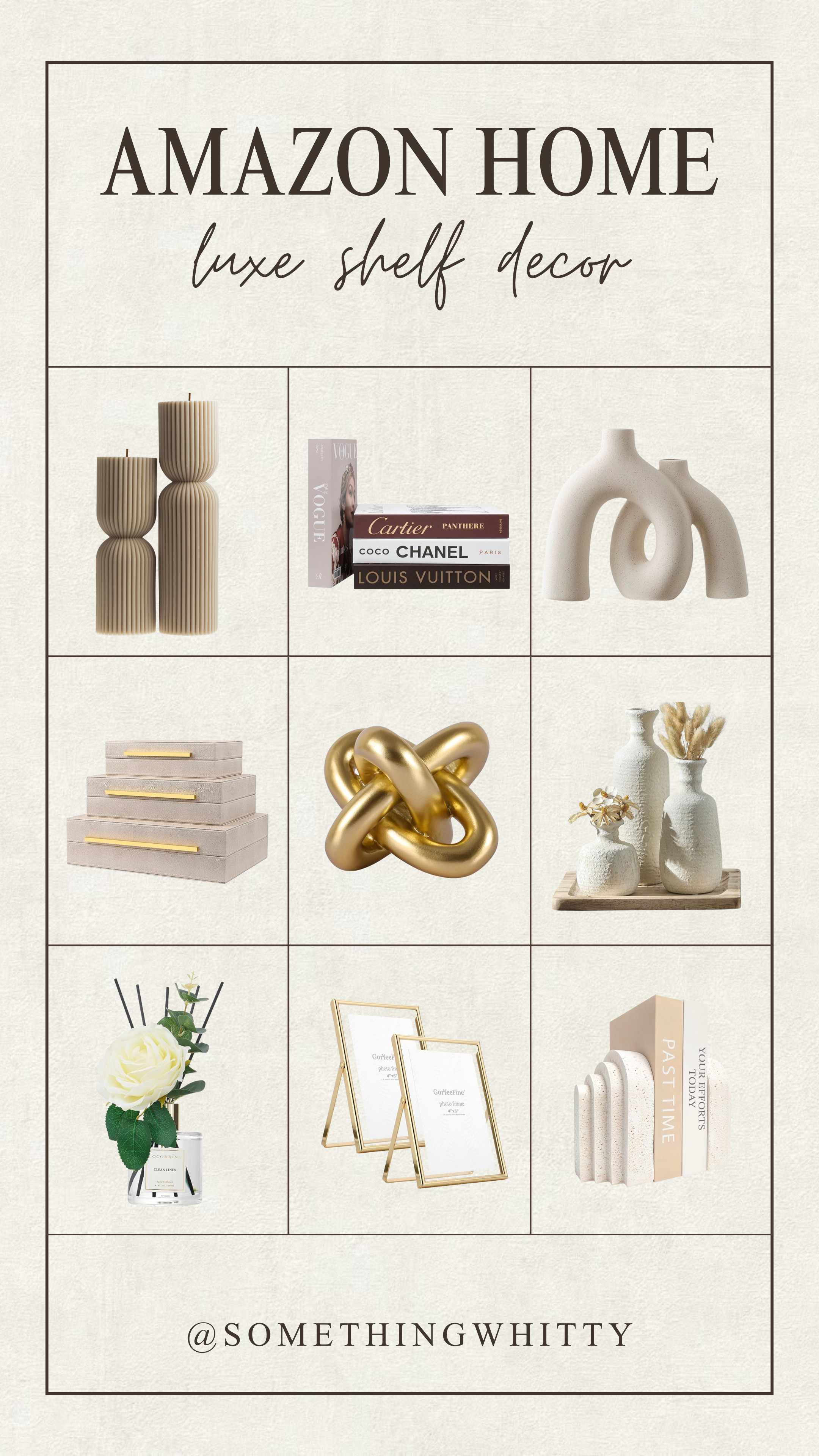 My favorite Amazon home decor finds to elevate any shelf space!  

 #LTKdayinmylife #LTKU #LTKHome