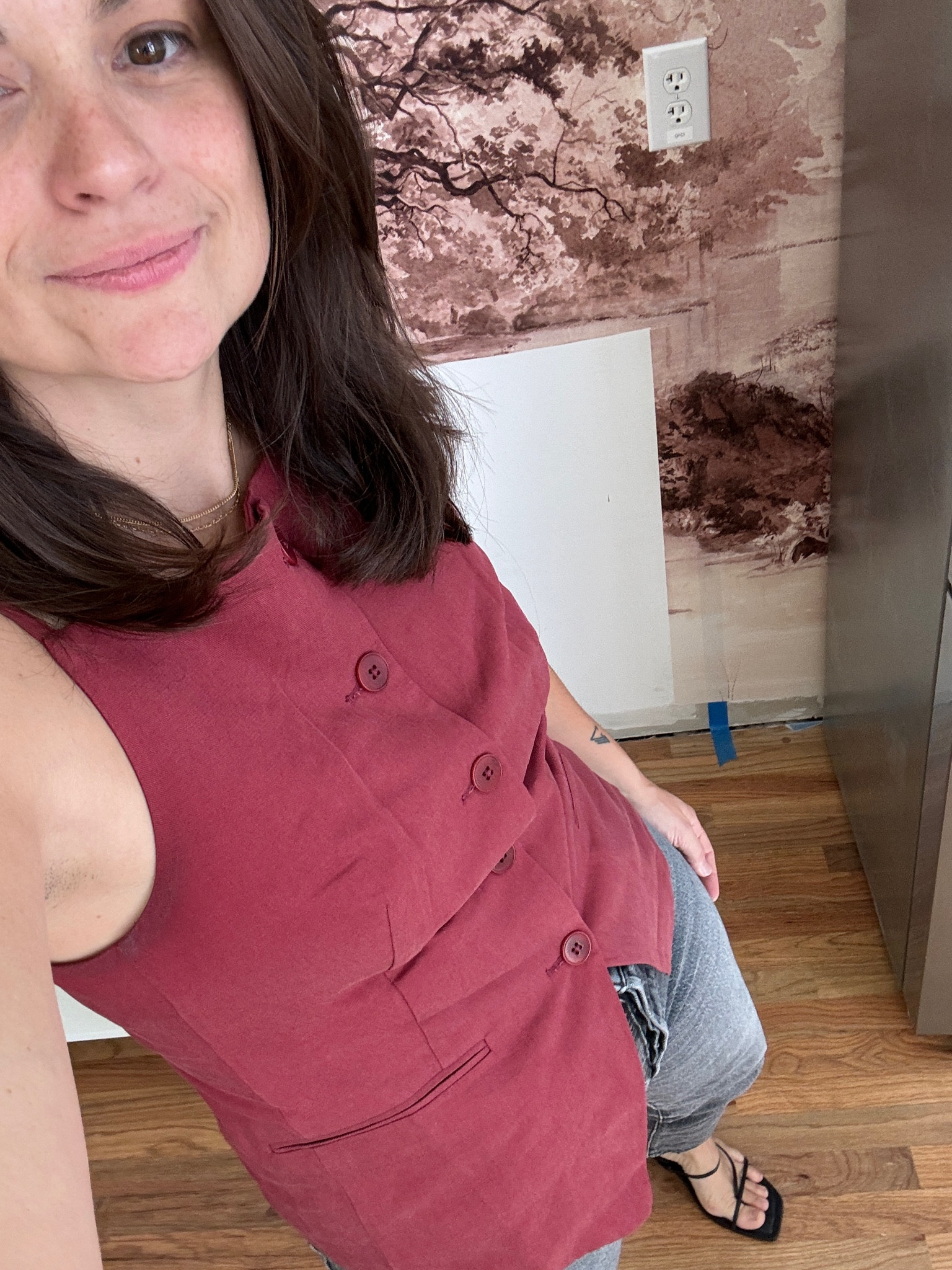 Apparently my closet always evolves to match my current project.. does yours?