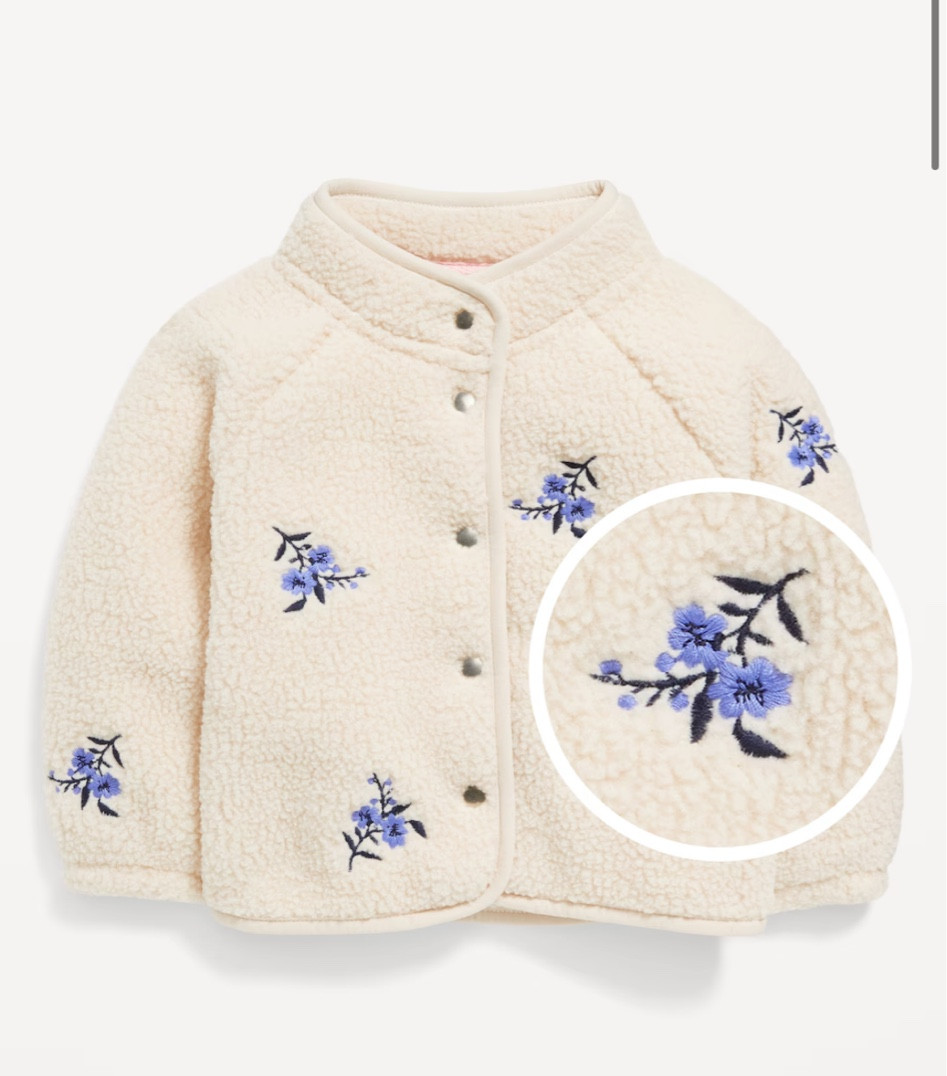 Mock-Neck Sherpa Snap-Button Jacket for Baby

#LTKSeasonal #LTKKids #LTKBaby