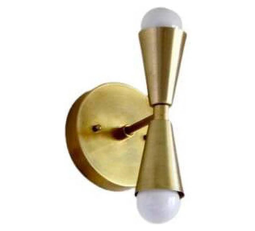 2 Light Wall Modern Brushed Brass Sputnik chandelier light Fixture | Walmart (US)
