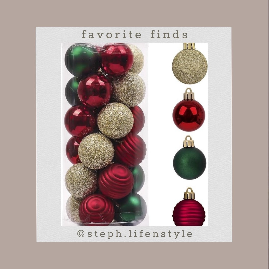 The traditional red and green Christmas decor is my favorite!!! Throw in some gold/champagne and 🤩🤩🤩
LOVE! 🎄
#amazon #favorites #amazonfavorites #amazonfinds #christmas #ornaments #christmasornaments #christmasdecor #traditional #redandgreen #champagne #like #comment #save #share #follow 


#LTKHoliday #LTKFindsUnder50 #LTKSeasonal