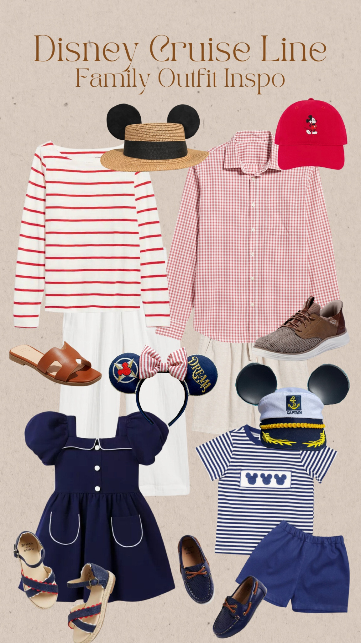 All the nautical vibes for boarding your Disney Cruise! 

Can’t go wrong with red, white, and blue and linens for comfort at sea! 

#disneycruise #disneystyle #nautical #cruisewear #cruiseoutfits #mickeymouse #disneyoutits #familymatching 

#LTKkids #LTKfamily #LTKtravel