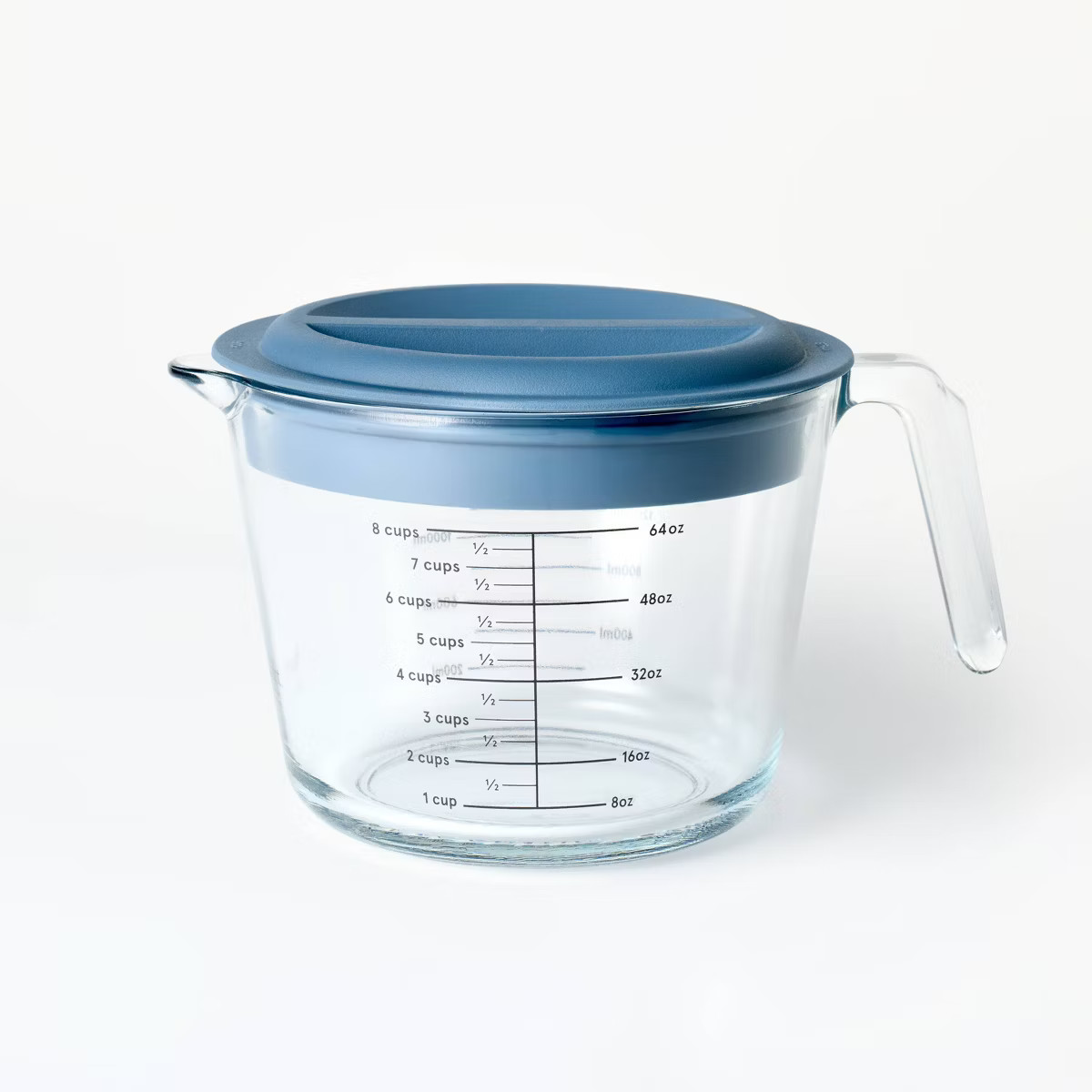 8 Cup Glass Measuring Cup with Lid - Figmint™: Borosilicate Glass, 2000ml Capacity, Dishwasher ... | Target