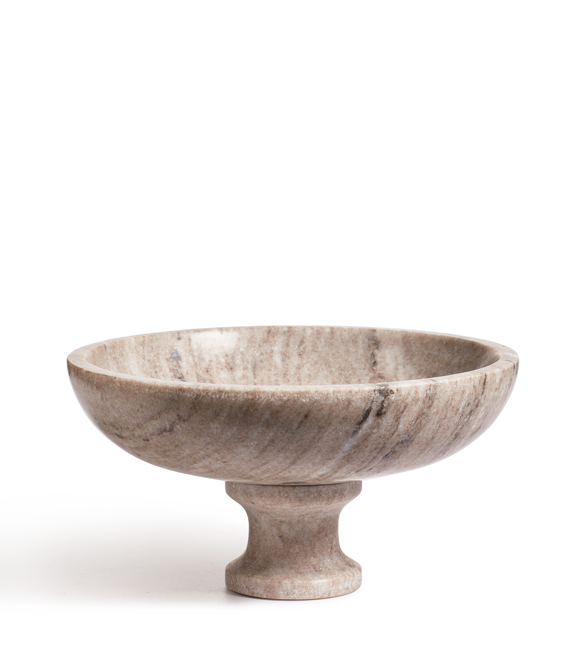 Themis Marble Bowl - Pale Grey | OKA UK