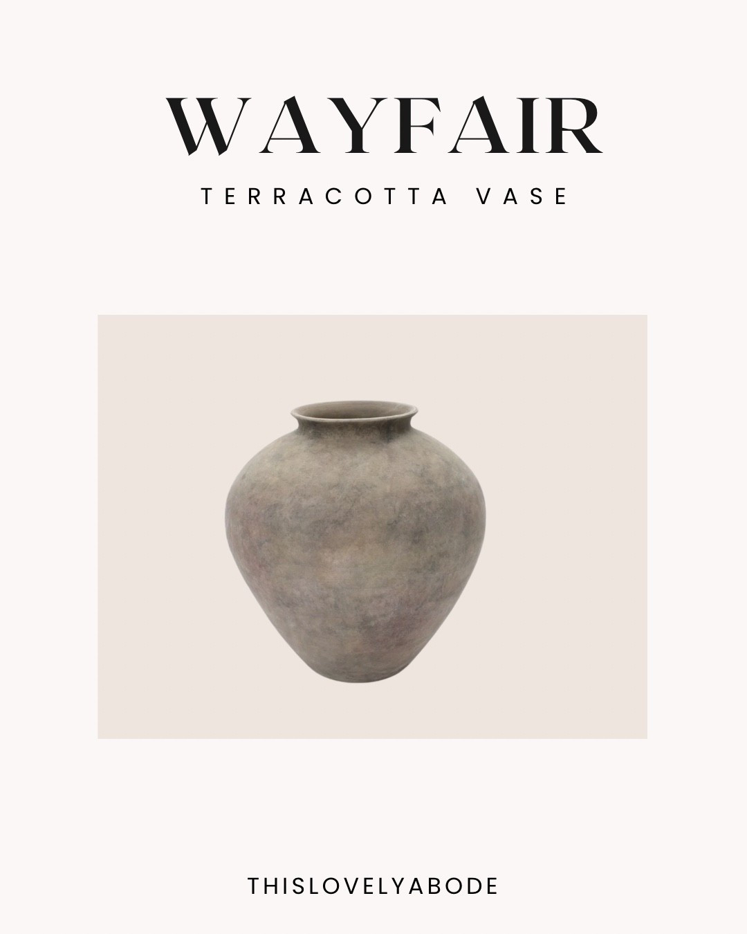 Terracotta vase 
#vase #modernorganic #wayfair 

#LTKHome