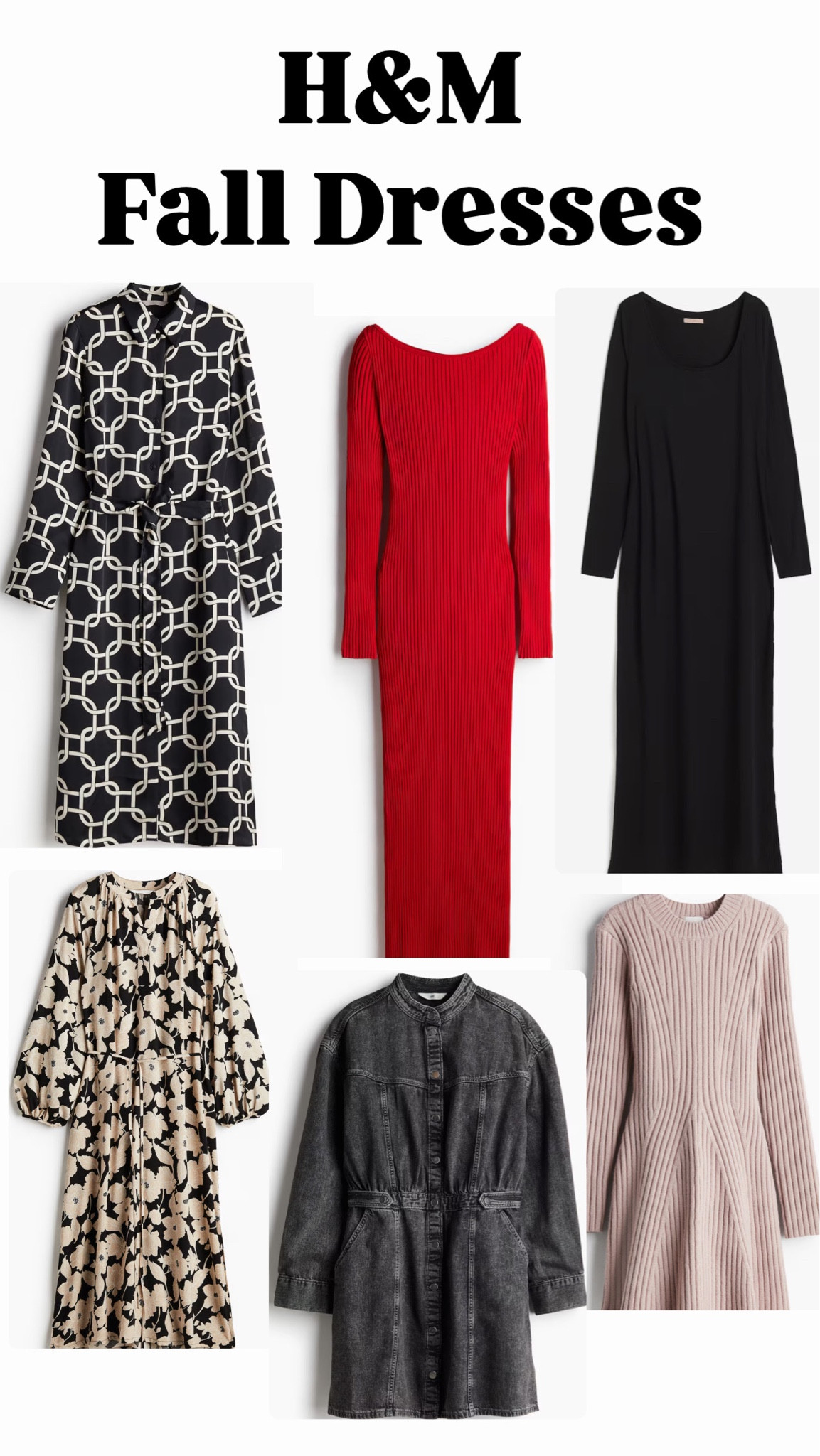 Fall dresses from H&M 

Super cute and affordable 

#LTKFallSale #LTKSaleAlert #LTKFindsUnder100