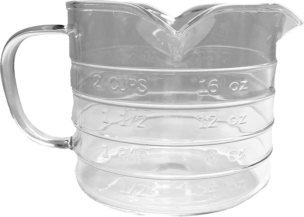 Dozenegg Triple Pour Measuring Cup Glass 16 ounce | Amazon (US)