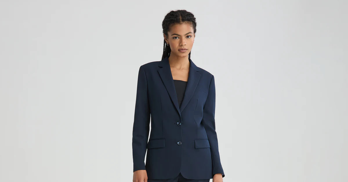 Women's Navy Suit | Suits for Work, Weddings & More | SuitShop | SuitShop