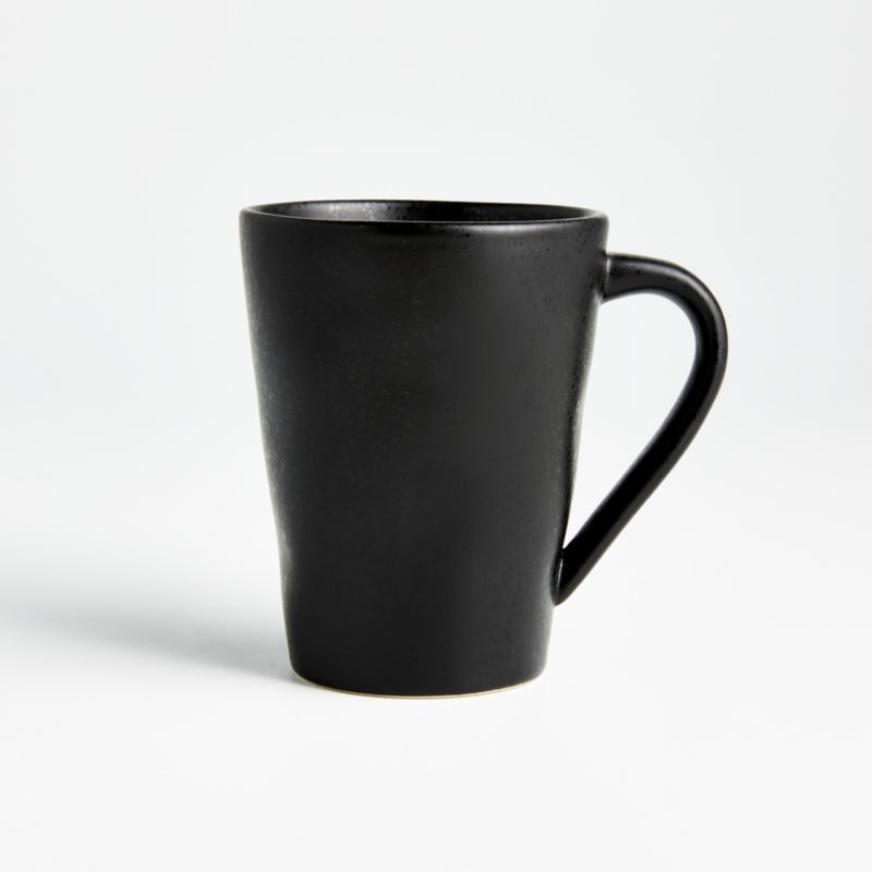 Marin Matte Black Mug + Reviews | Crate and Barrel | Crate & Barrel