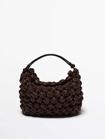 Braided medium leather bag - Limited Edition - NUEVO -  - WOMEN -  Massimo Dutti | Massimo Dutti US