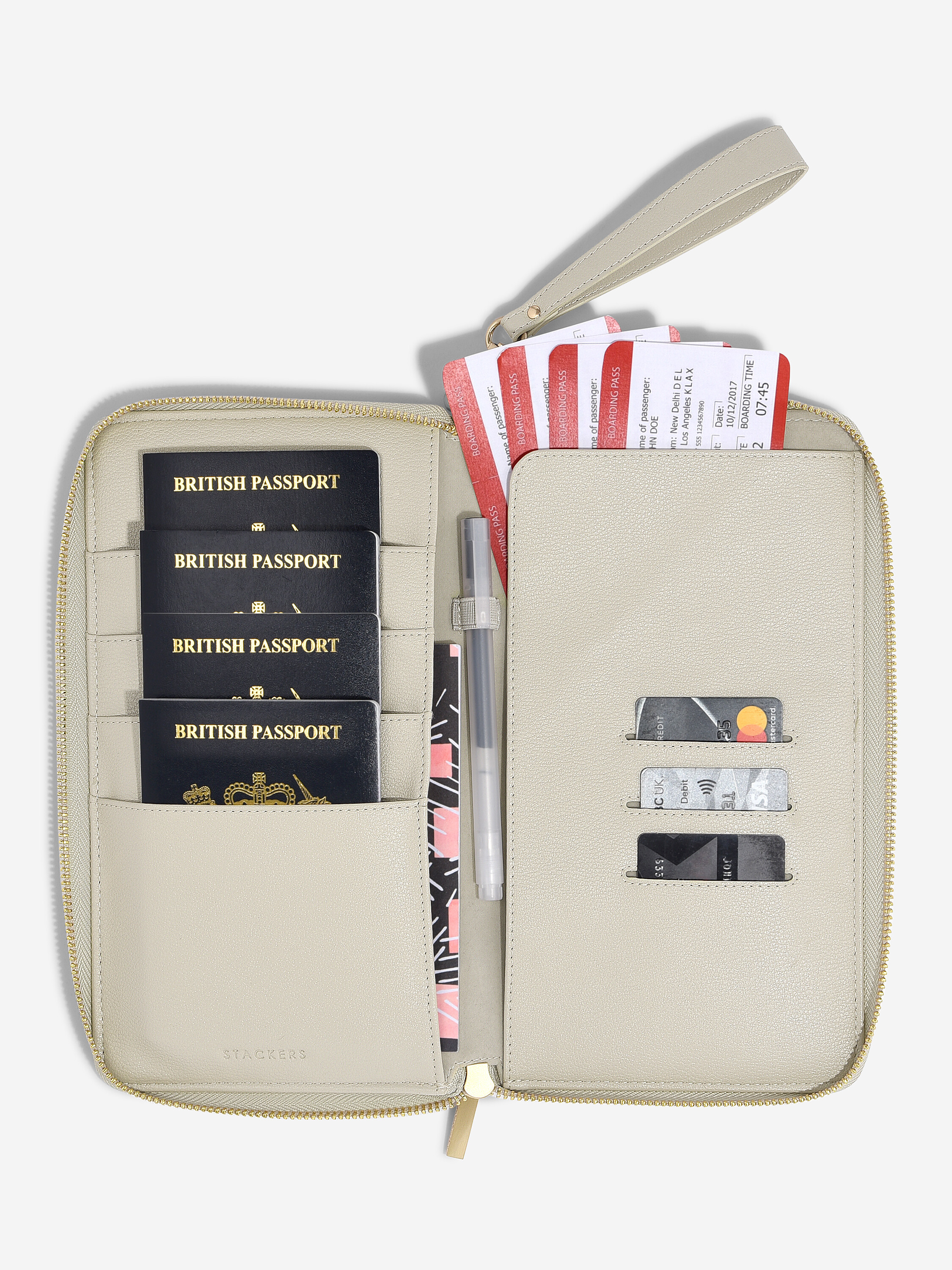 Oatmeal & Linen Family Passport Holder Oatmeal & Linen Stackers | Stackers
