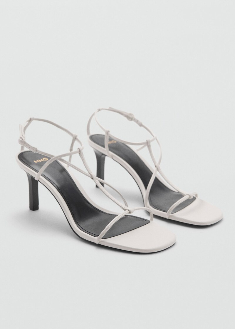 Criss-cross straps sandals -  Women | Mango USA | MANGO (US)