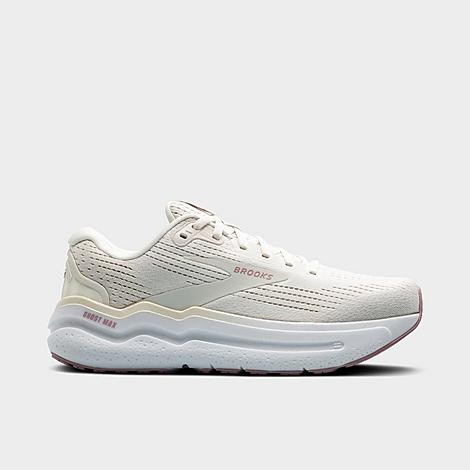 Brooks Women's Ghost Max 2 Running Shoes in Coconut Milk/Gray/Zephyr Size: 8.5 | Finish Line (US)