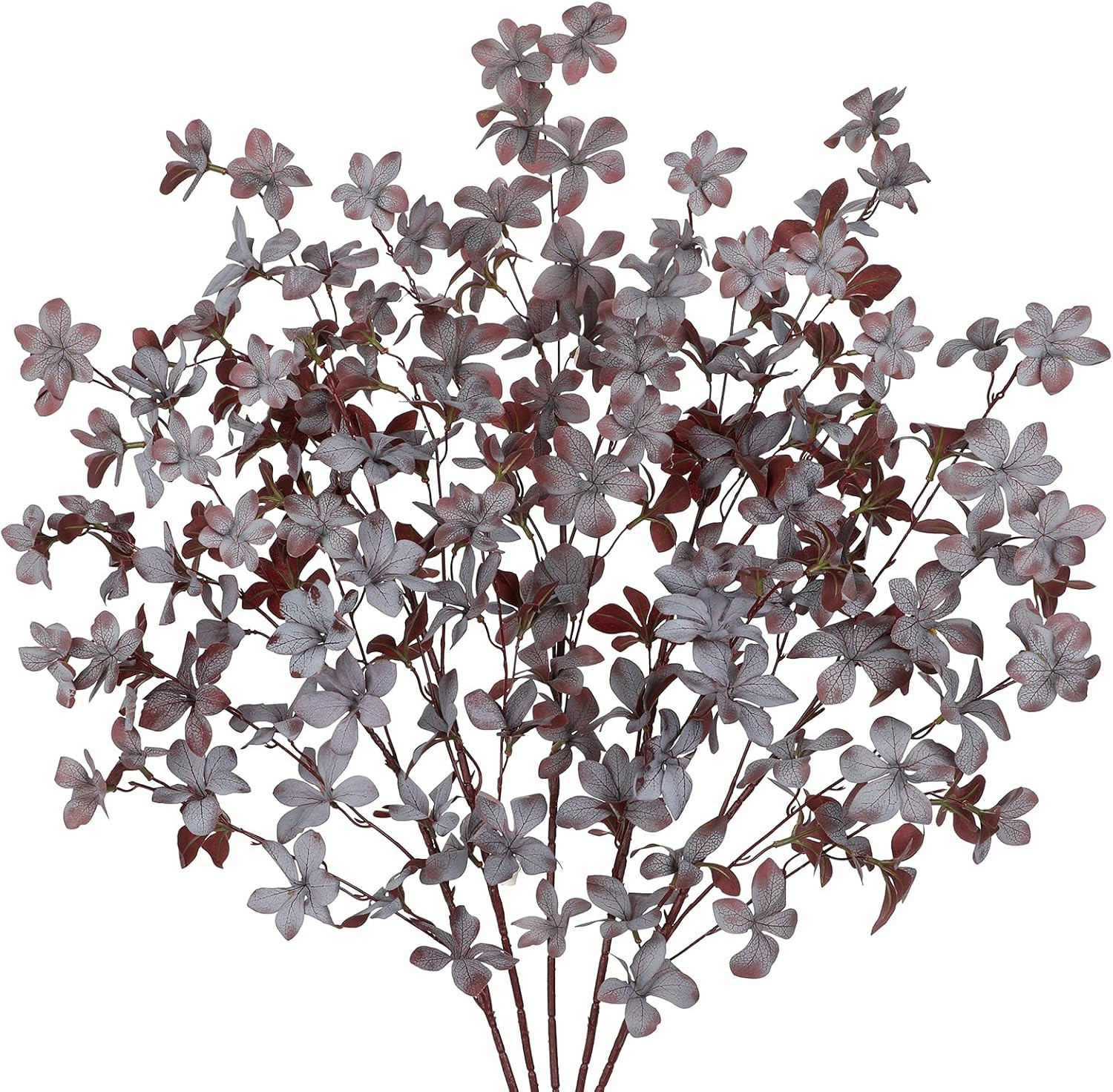 33.5" Artificial Autumn Leaves Stems 3PCS Fake Enkianthus Autumn Foliage Dark Red Autumnal Leaves Decorations Faux Fall Leaves for Table Centerpieces Thanksgiving Wedding Halloween Home Decor | Amazon (UK)