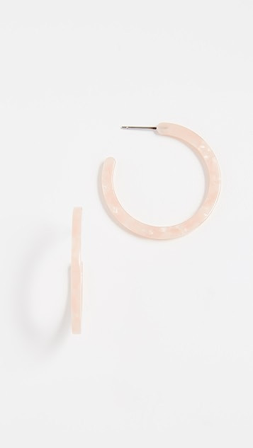 Lucite Hoop Earrings | Shopbop