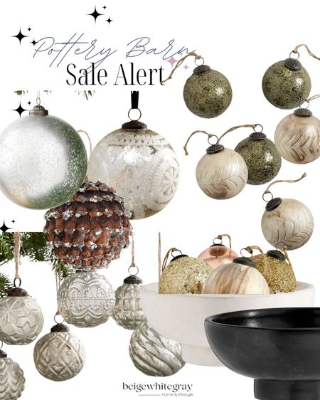 Sale alert!! run, run, run! You may be done decorating your tree but these gorgeous glass ornaments look amazing in a bowl. The Orion bowl is on sale too!!

#LTKHoliday #LTKfindsunder50 #LTKsalealert