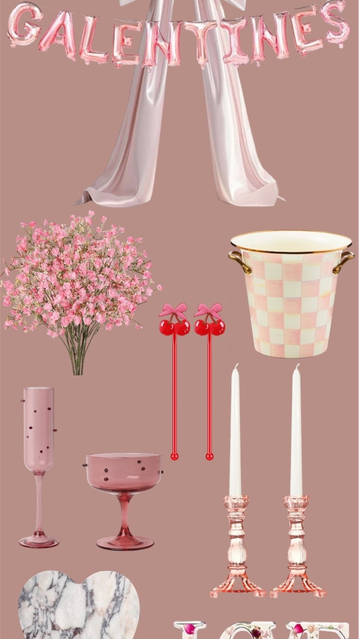 Valentines galentines table decor 

#LTKValentine #LTKSeasonal #LTKHome