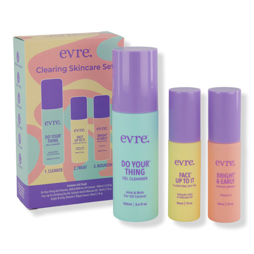 Evre Skincare 3 Step Clearing Skincare Set for Teens | Ulta