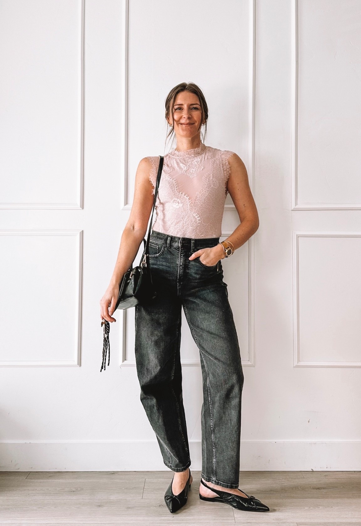 Soft and romantic Valentine’s Day outfit with an everyday feel.
A delicate pink lace top paired with dark denim for a look that feels feminine, effortless, and easy to wear beyond Valentine’s Day.
Perfect for date night, dinner plans, or anytime you want a subtle romantic touch without going full red.
Everything is linked here on LTK.

#LTKgrwm #LTKootd #LTKSeasonal