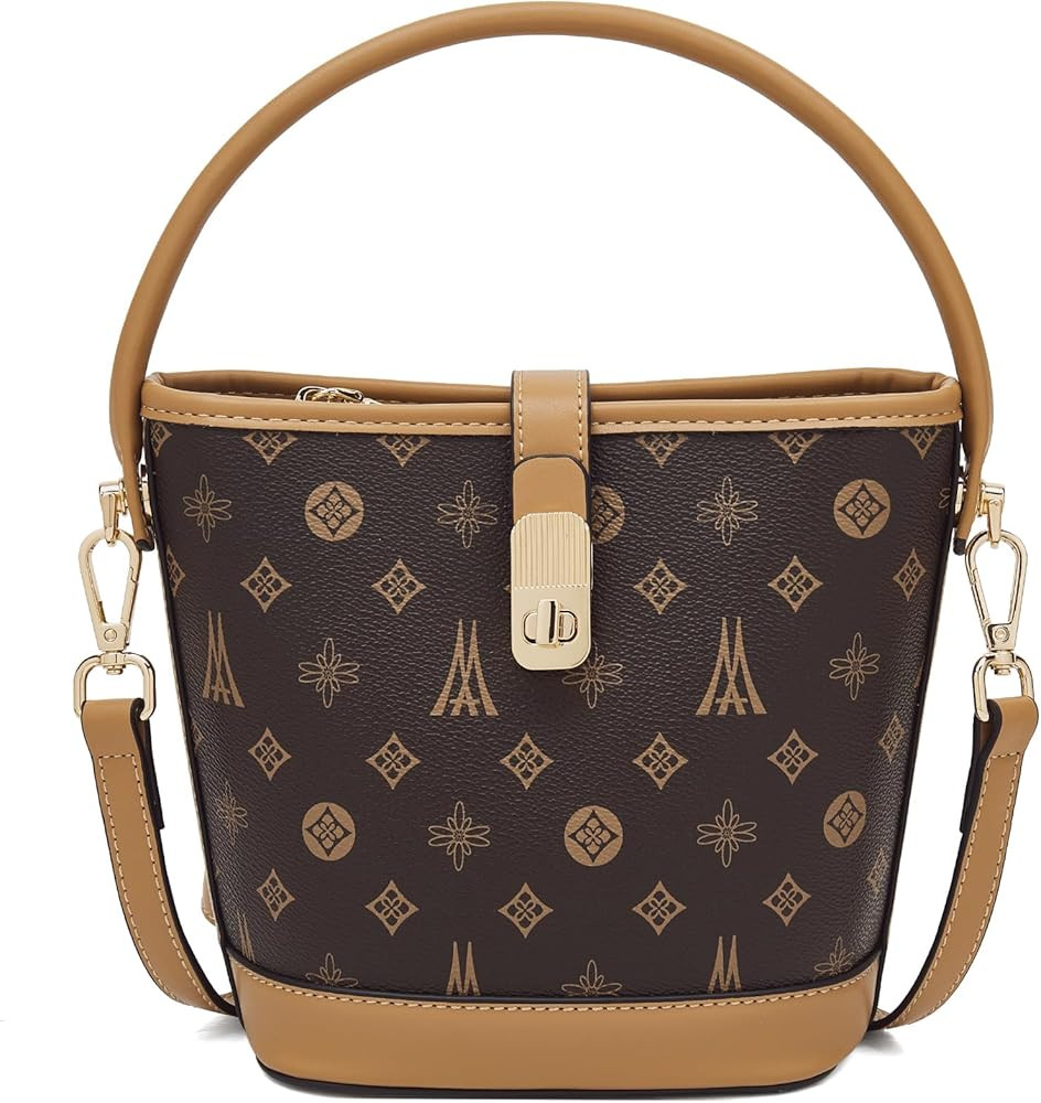 FOXLOVER Small Bucket Bag For Women Fashion Simplicity Crossbody Handbag Designer Shoulder Purse | Amazon (US)